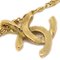 CHANEL Gold Mini CC Pendant Necklace 1982 113426 3