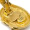 Chanel Gold Ovale Ohrringe Clip-On 94A 123227, 2 . Set 4