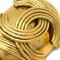 Chanel Gold Ovale Ohrringe Clip-On 94A 123227, 2 . Set 2