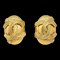 Boucles d'Oreilles Ovales Dorées à Clips Chanel 94A 123227, Set de 2 1