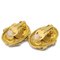 Chanel Gold Oval Earrings Clip-On 94A 123227, Set of 2 3