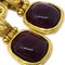 Chanel Gripoix Dangle Earrings Clip-On Gold 94A 113302, Set of 2 3