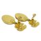 Chanel Gripoix Dangle Earrings Clip-On Gold Black 96A 130788, Set of 2 2