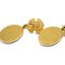 Chanel Gripoix Dangle Earrings Clip-On Gold Black 96A 151292, Set of 2 3
