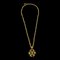 CHANEL Gripoix Gold Chain Pendant Necklace 94A 113286 1