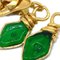 Chanel Gripoix Heaart Earrings Clip-On Gold 95P 132741, Set of 2, Image 2