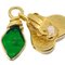 Chanel Gripoix Heaart Earrings Clip-On Gold 95P 132741, Set of 2, Image 3