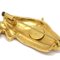 CHANEL Hut Brosche Corsage Gold 75081 2