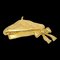 CHANEL Hat Brooch Pin Corsage Gold 75081 1