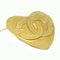 Gold Heart Brooch from Chanel, Image 3