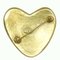 Goldene Herzbrosche von Chanel 2