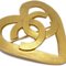 Gold Heart Brooch from Chanel 2