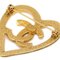 CHANEL Heart Brooch Gold 95P 112248, Image 3