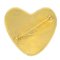 Broche de corazón dorado de Chanel, Imagen 2