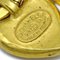 Chanel Heart Dangle Earrings Clip-On Gold 95P 150485, Set of 2 3