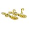 Chanel Heart Dangle Earrings Clip-On Gold 95P 150485, Set of 2 2
