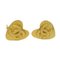 Chanel Heart Earrings Clip-On Gold 95P 141023, Set of 2 4