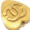 Gold Heart Clip-on Earrings from Chanel, Set of 2 2