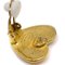 Gold Heart Earrings from Chanel, Set of 2 4