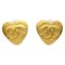 Gold Heart Earrings from Chanel, Set of 2 1