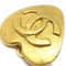 Chanel Heart Earrings Gold Clip-On 95P Small 69844, Set of 2 2