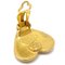 Pendientes Chanel Heart con clip de oro 95P pequeños 69844. Juego de 2, Imagen 4