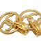 Chanel Hoop Dangle Earrings Clip-On Gold 93P/2917 131965, Set of 2, Image 3