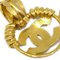 Chanel Hoop Dangle Earrings Gold Clip-On 94P 113106, Set of 2 3