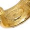 Chanel Hoop Earrings Gold Clip-On 142106, Set of 2 4
