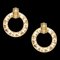 Chanel Hoop Earrings Gold Clip-On 142106, Set of 2, Image 1