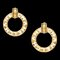 Chanel Hoop Earrings Gold Clip-On 113271, Set of 2 1