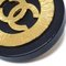 Boucles d'Oreilles Bouton Noires à Clips Chanel 29 66517, Set de 2 5