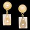Chanel Imitation Pearl Shaking Earrings Clip-On 97P 03505, Set of 2 1
