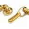 CHANEL Logo Cutout Gold Chain Pendant Necklace 76806 4