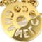 CHANEL Logo Cutout Gold Chain Pendant Necklace 76806 2
