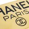 Tellerbrosche mit Logo von Chanel 5