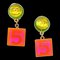 Chanel Dangle Cube Ohrringe Clip-On Mehrfarbig 97P 142216, 2er Set 1