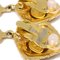Chanel Mademoiselle Dangle Earrings Clip-On Gold 122680, Set of 2, Image 2