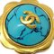 Chanel Marmor Ohrringe Clip-On Hellblau 97P 113304, 2er Set 2
