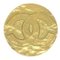 Goldene Medaillon Brosche von Chanel 1