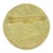 Goldene Medaillon Brosche von Chanel 2