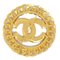 CHANEL Medallion Brooch Gold-Plated 96P 38959 2