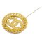 CHANEL Medallion Brooch Gold-Plated 96P 38959 3