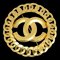Spilla a medaglione CHANEL placcata in oro 96P 38959, Immagine 1