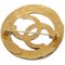 CHANEL Medallion Brooch Pin Gold 28/1246 111003 3