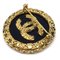 CHANEL Medallion Brooch Pin Gold 93A 99511 3