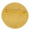 CHANEL Medallion Brooch Pin Gold 94P 120504, Image 2