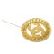 CHANEL Medallion Brooch Pin Gold 96P 66526 3