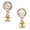 Boucles d'Oreilles Pendantes Médaillon de Chanel, Set de 2 1