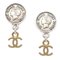 Boucles d'Oreilles Pendantes Médaillon de Chanel, Set de 2 1